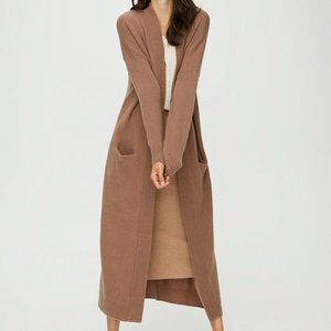 The Group by Babaton Long Lounge Cardigan Tan XS/S
